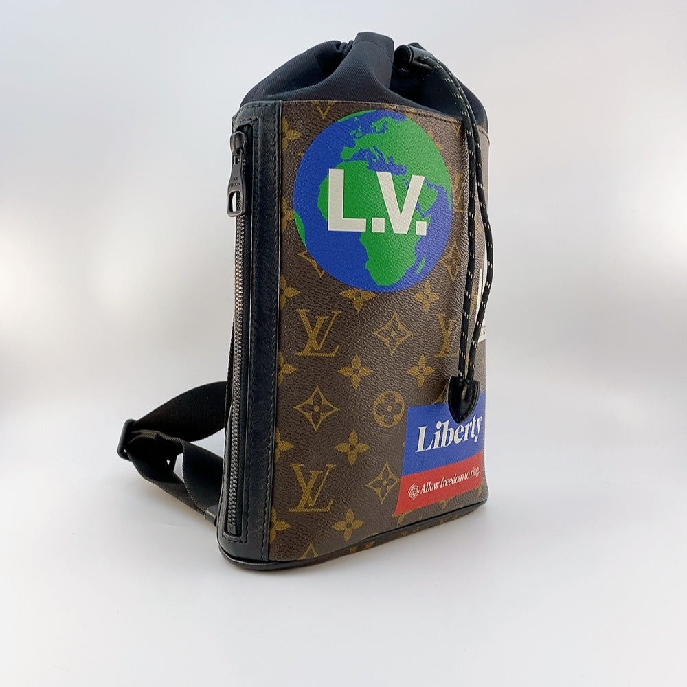 LV Chalk Sling Bag Monogram