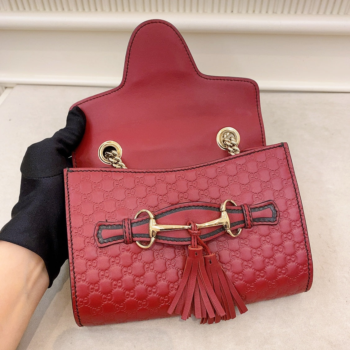 Gucci Emily IN Dark RED