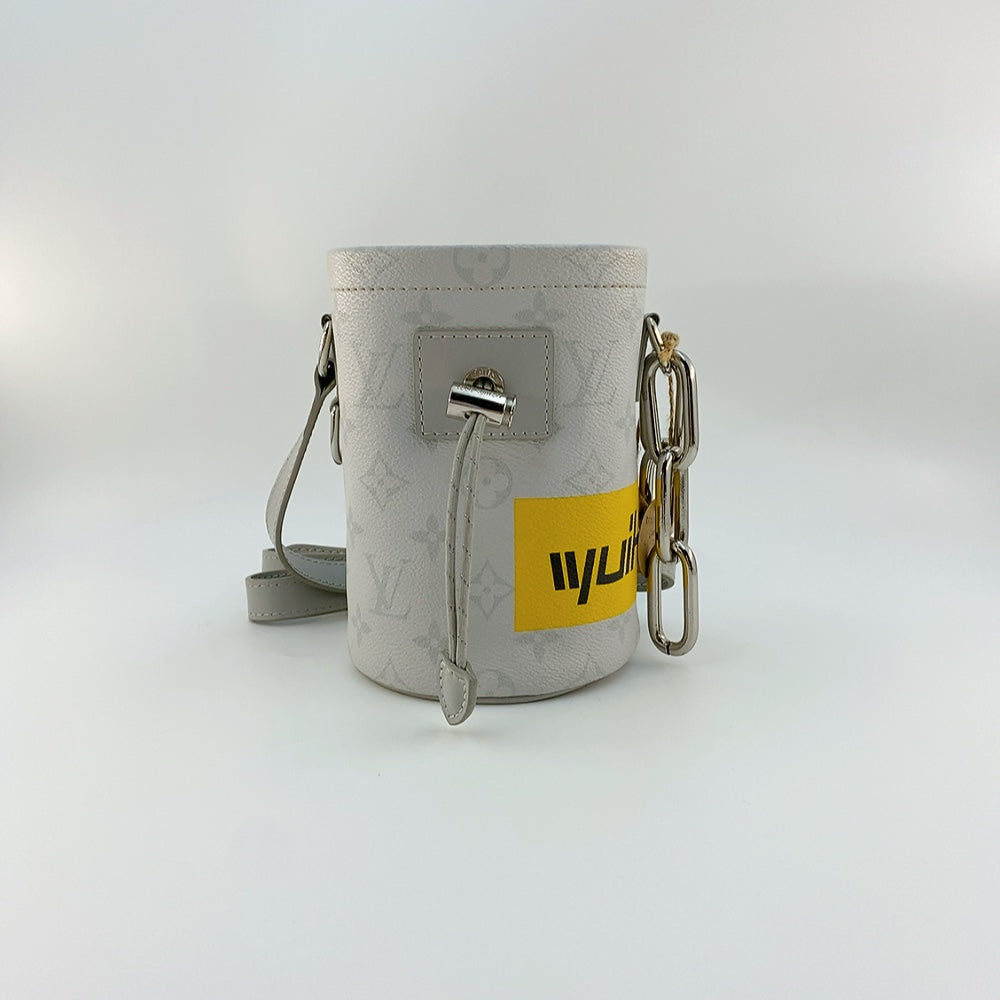 LV White Nano Chalk Bag