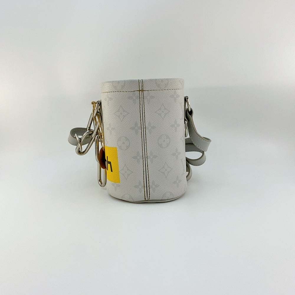 LV White Nano Chalk Bag