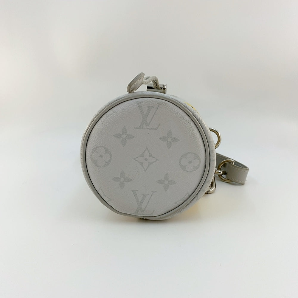 LV White Nano Chalk Bag