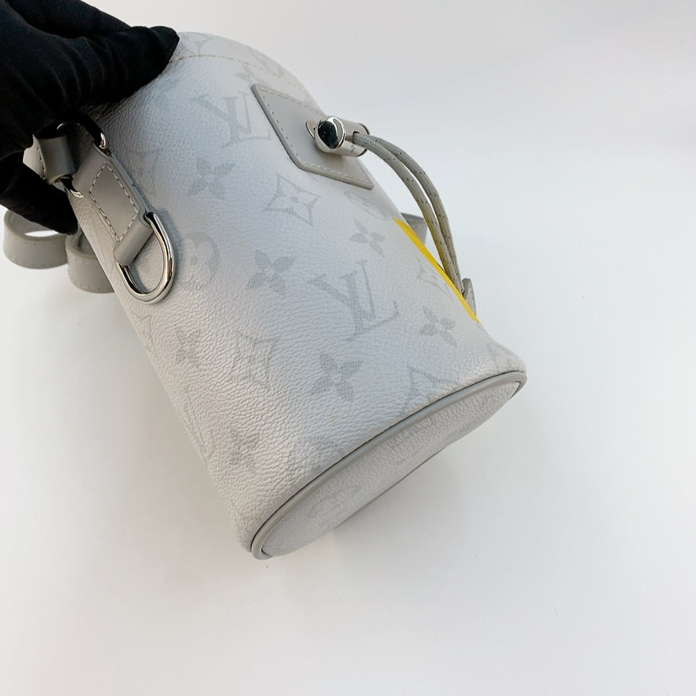 LV White Nano Chalk Bag