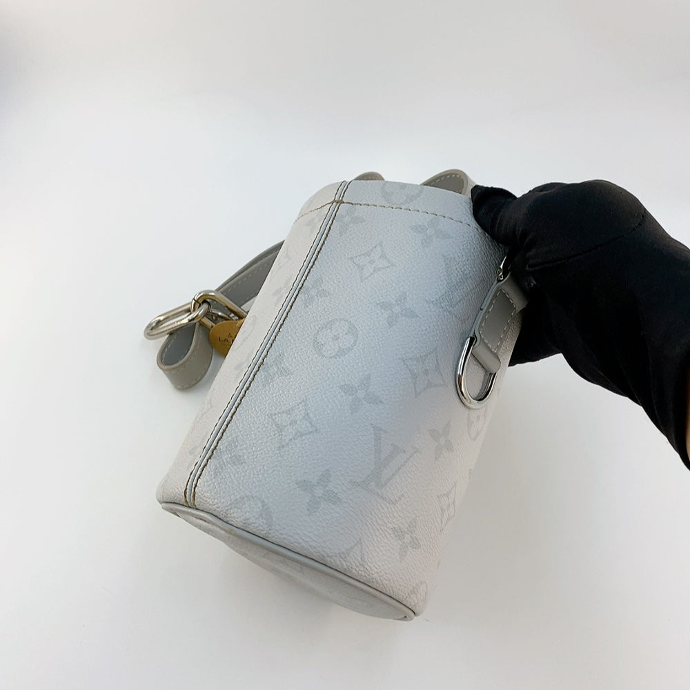 LV White Nano Chalk Bag