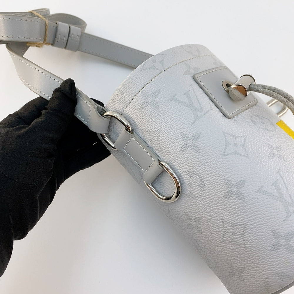 LV White Nano Chalk Bag