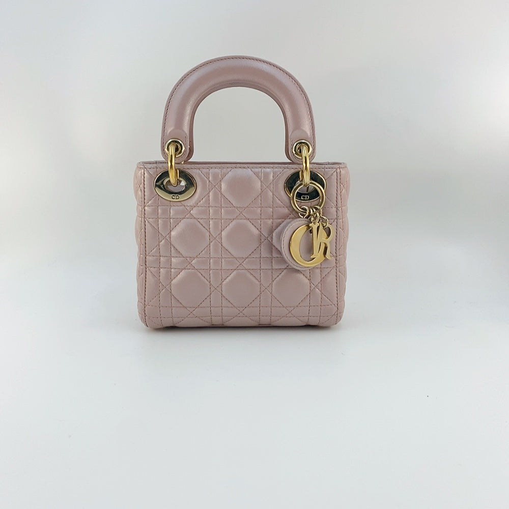 Lady Dior Mini in Light Pink