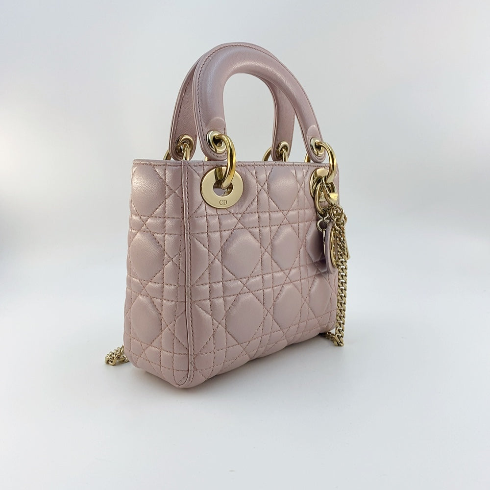 Lady Dior Mini in Light Pink