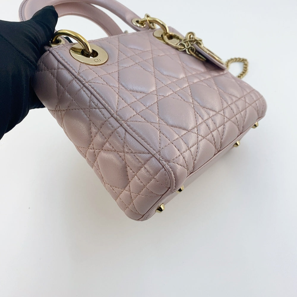 Lady Dior Mini in Light Pink