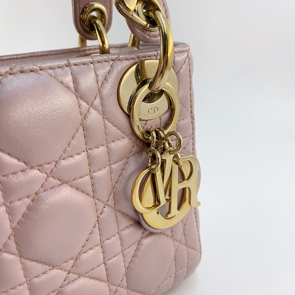 Lady Dior Mini in Light Pink