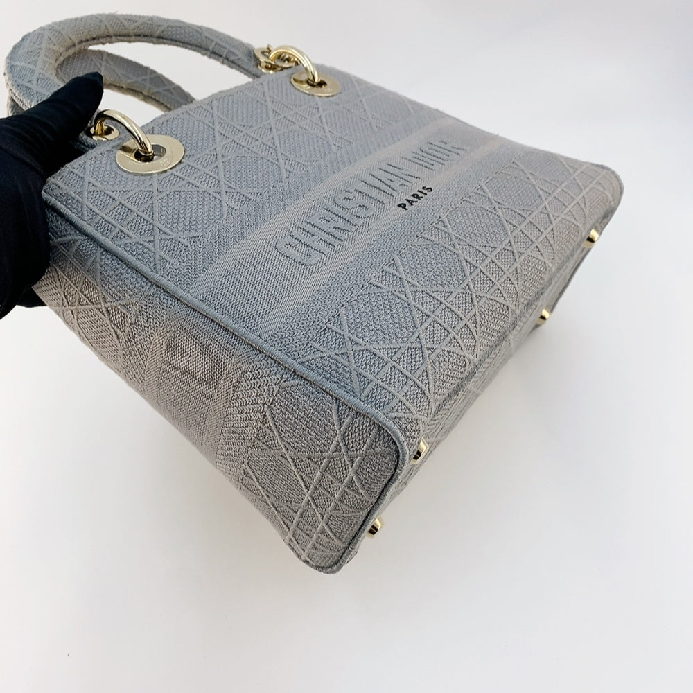 LADY DIOR MEDIUM IN GREY