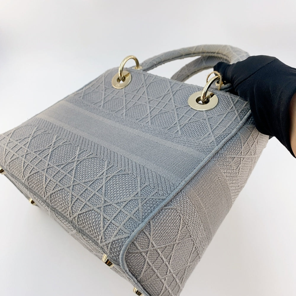 LADY DIOR MEDIUM IN GREY