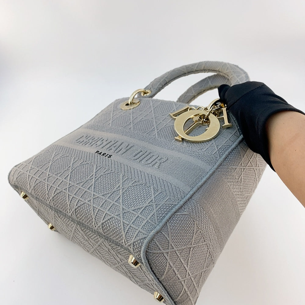 LADY DIOR MEDIUM IN GREY