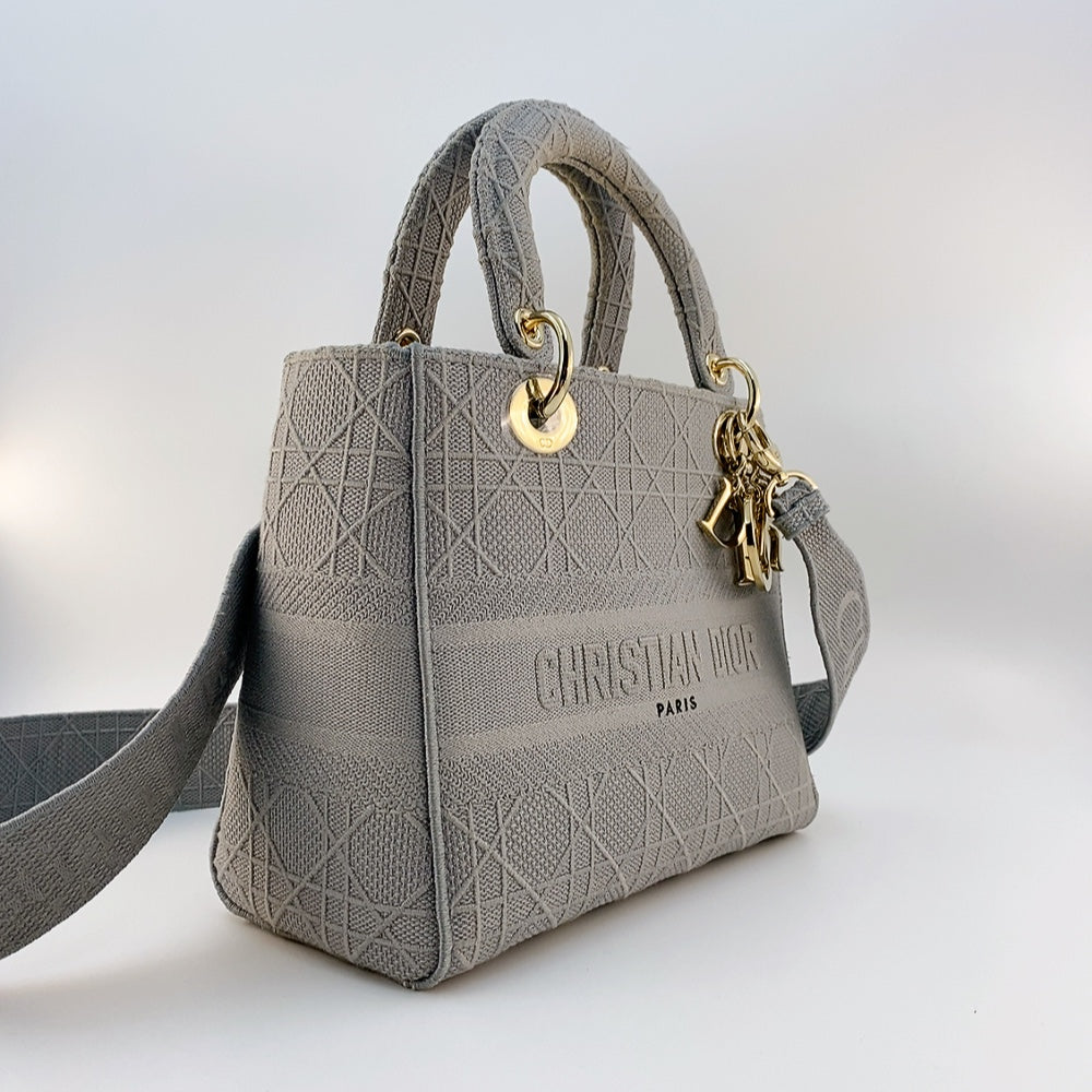 LADY DIOR MEDIUM IN GREY