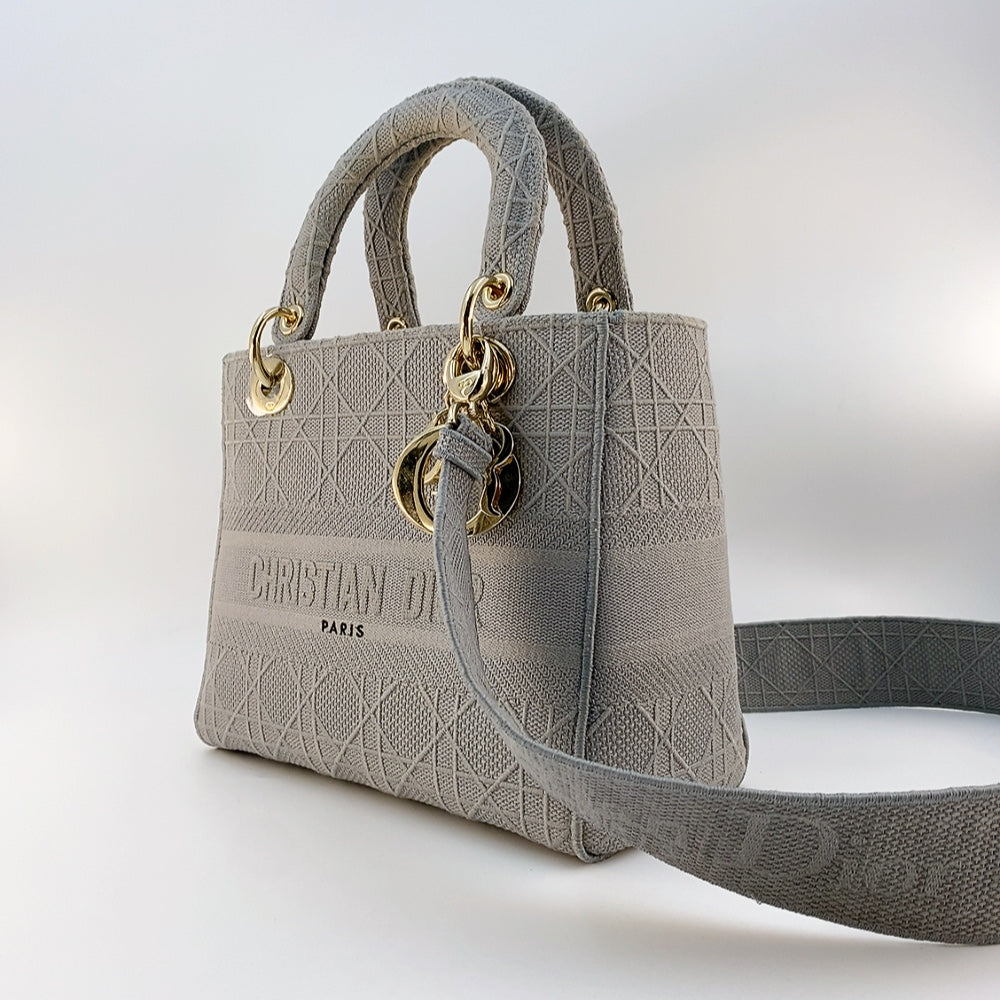 LADY DIOR MEDIUM IN GREY