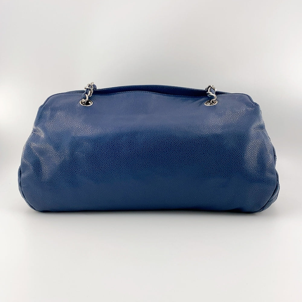 Chanel Caviar Tote In Blue