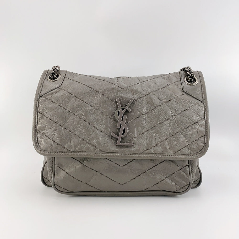 YSL NIKI MEDIUM IN GREY