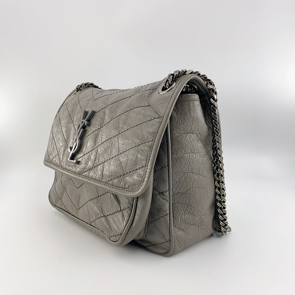 YSL NIKI MEDIUM IN GREY