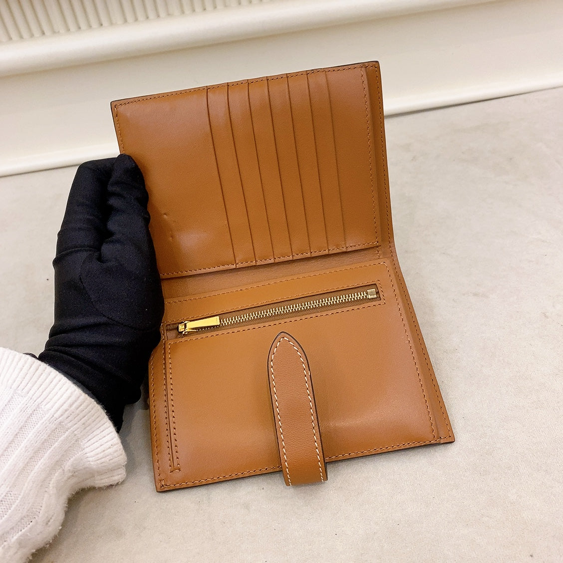 Celine strap wallet small sale