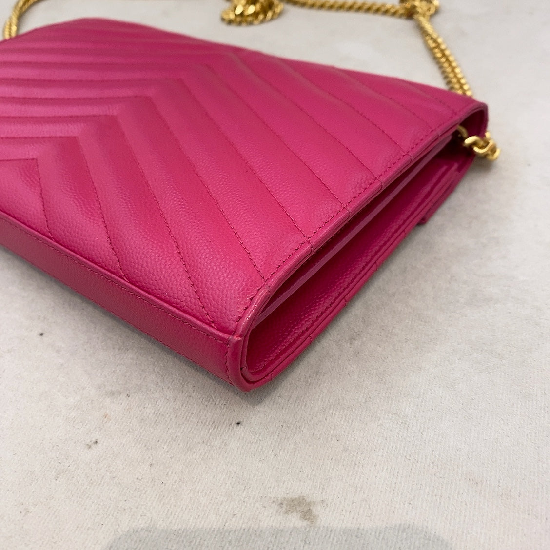 YSL Wallet on Chain Woc Sling Bag Clutch