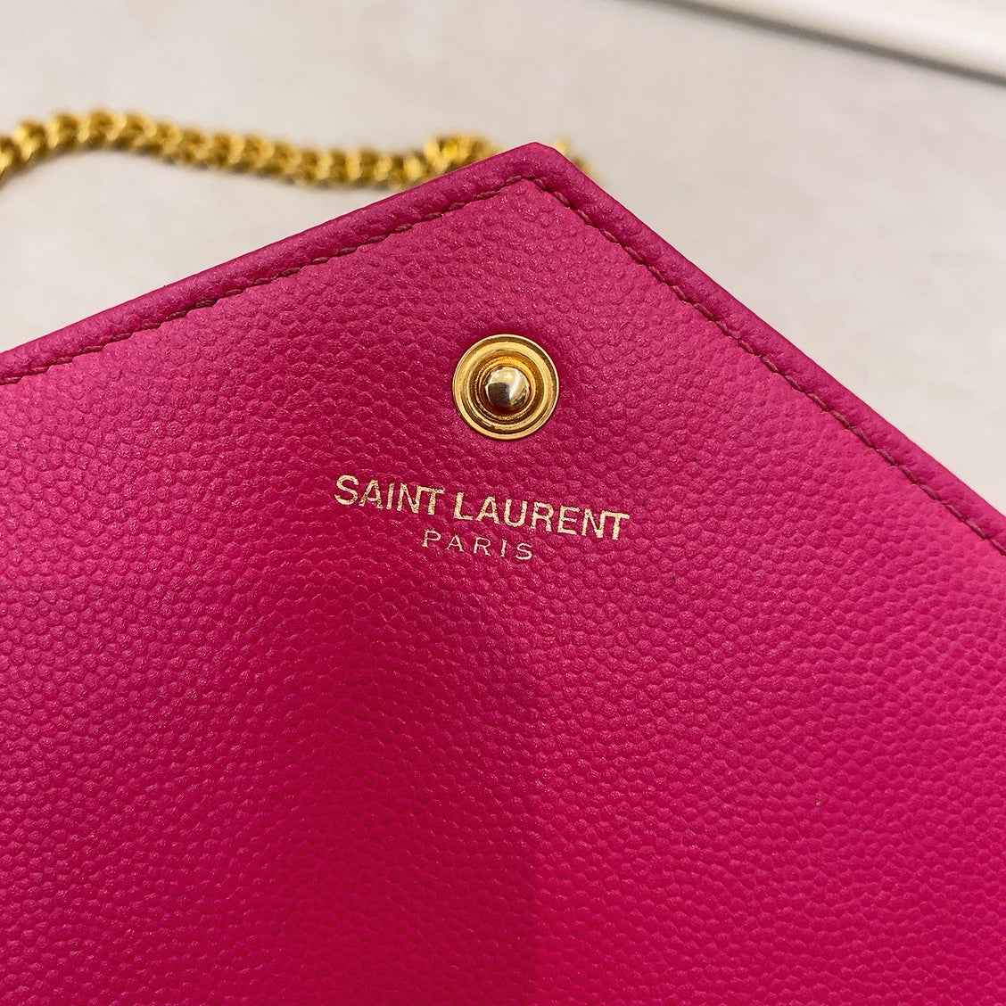 YSL Wallet on Chain Woc Sling Bag Clutch