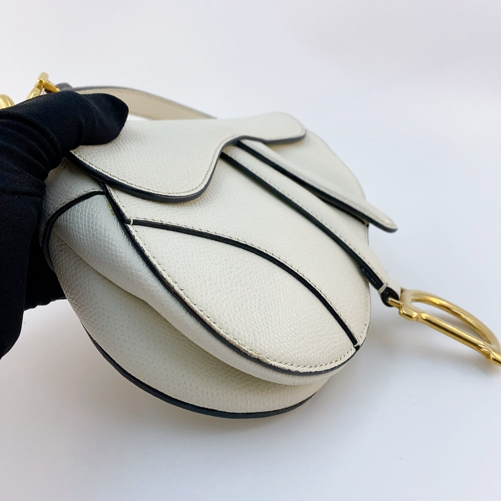 Dior Saddle in White