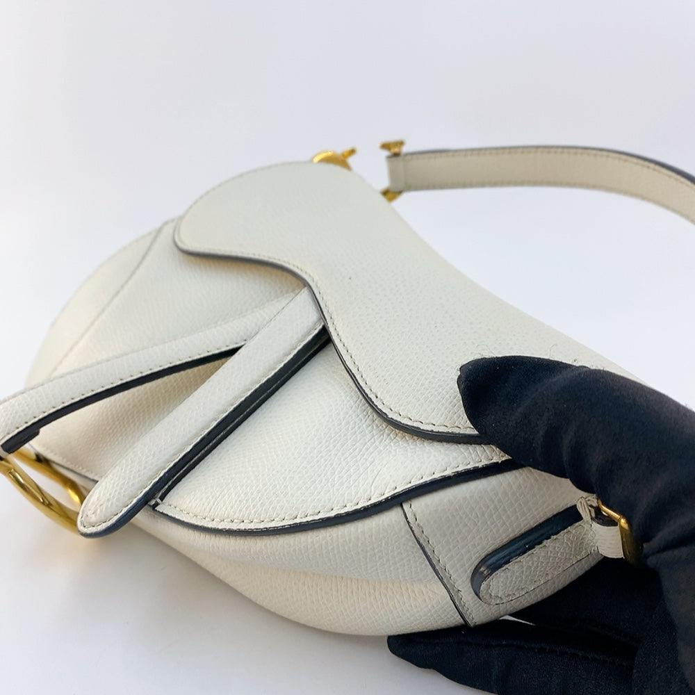 Dior Saddle in White