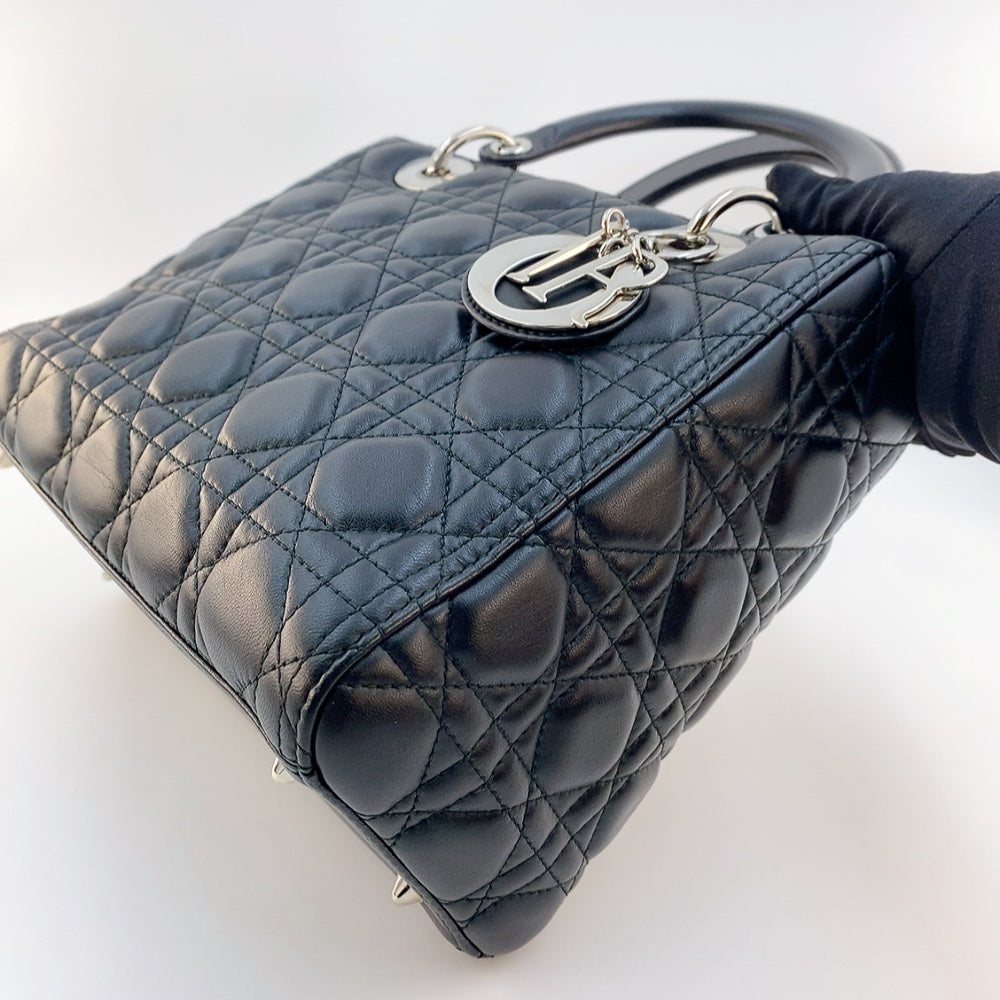 DIOR LADY MEDIUM  IN BLACK