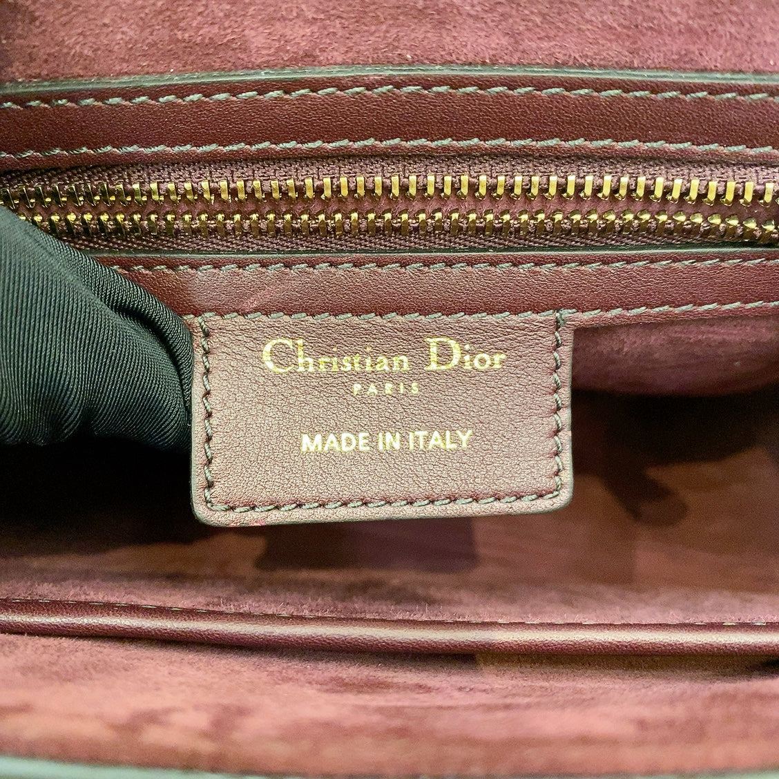 Dior D Fence Saddle Bag