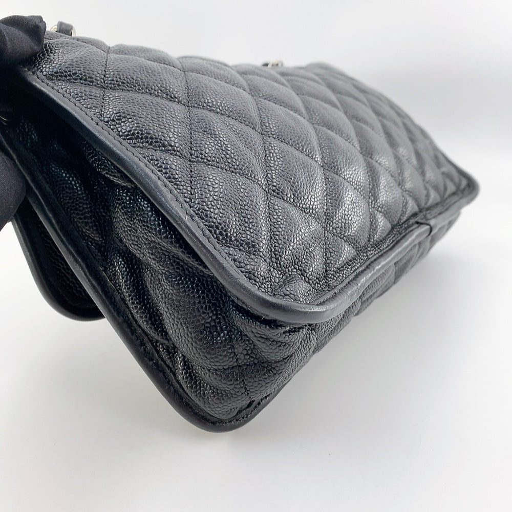 Chanel Caviar French Riviera Flap in Black