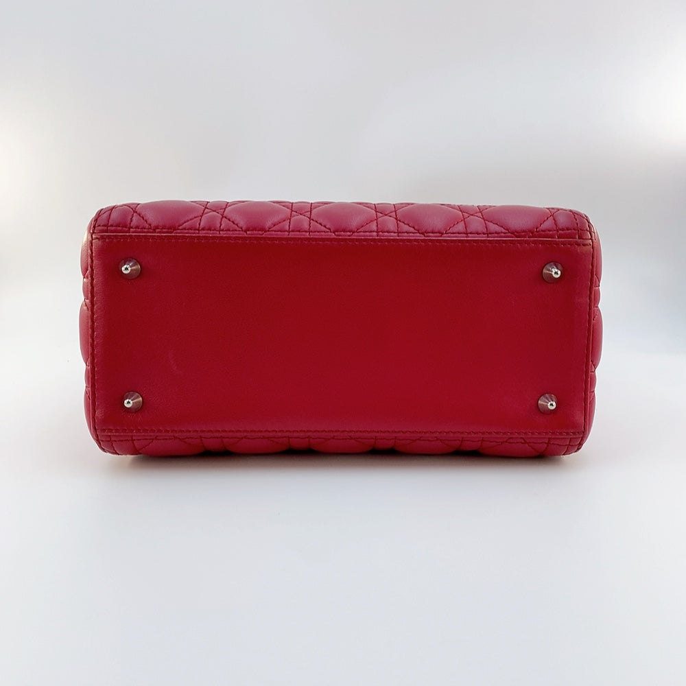 DIOR LADY MEDIUM  IN RED