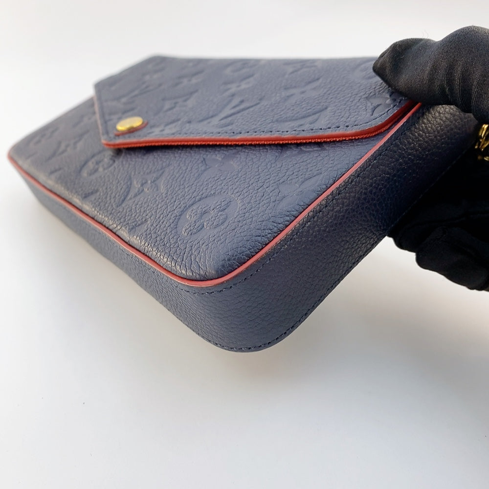 LV Felicie Pochette in Blue