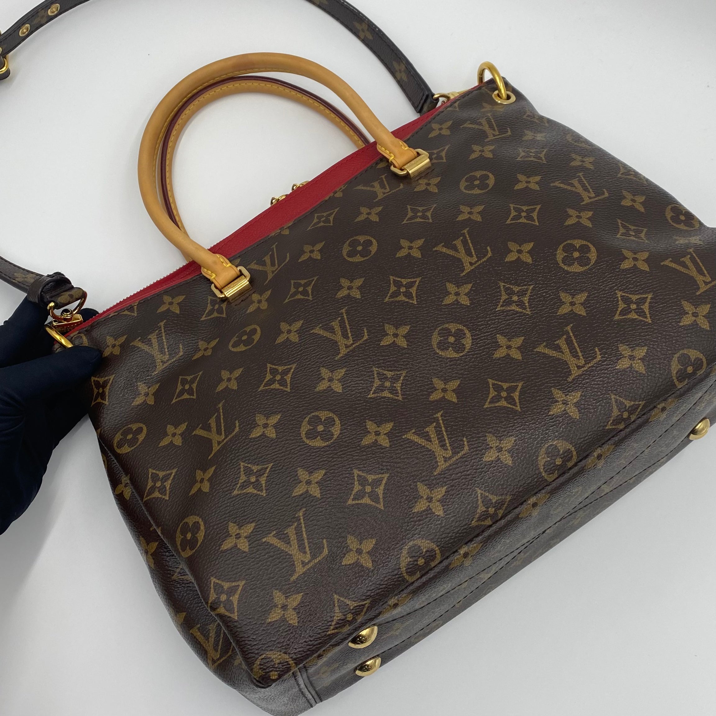 LV Monogram Pallas MM