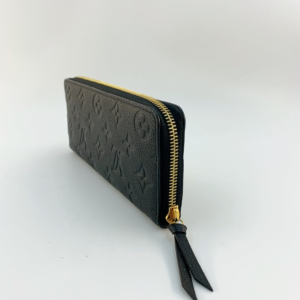 LV Clemence Long Wallet in Black