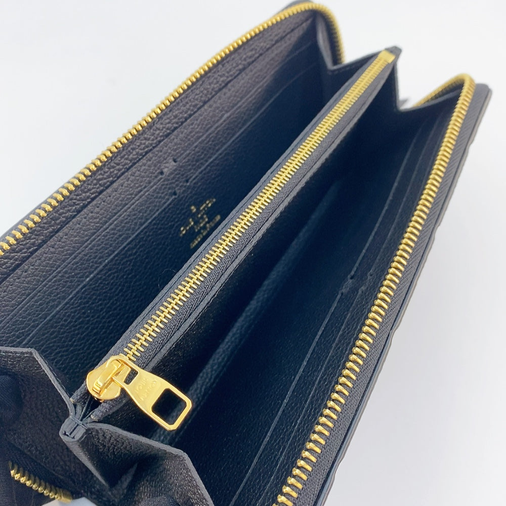 LV Clemence Long Wallet in Black