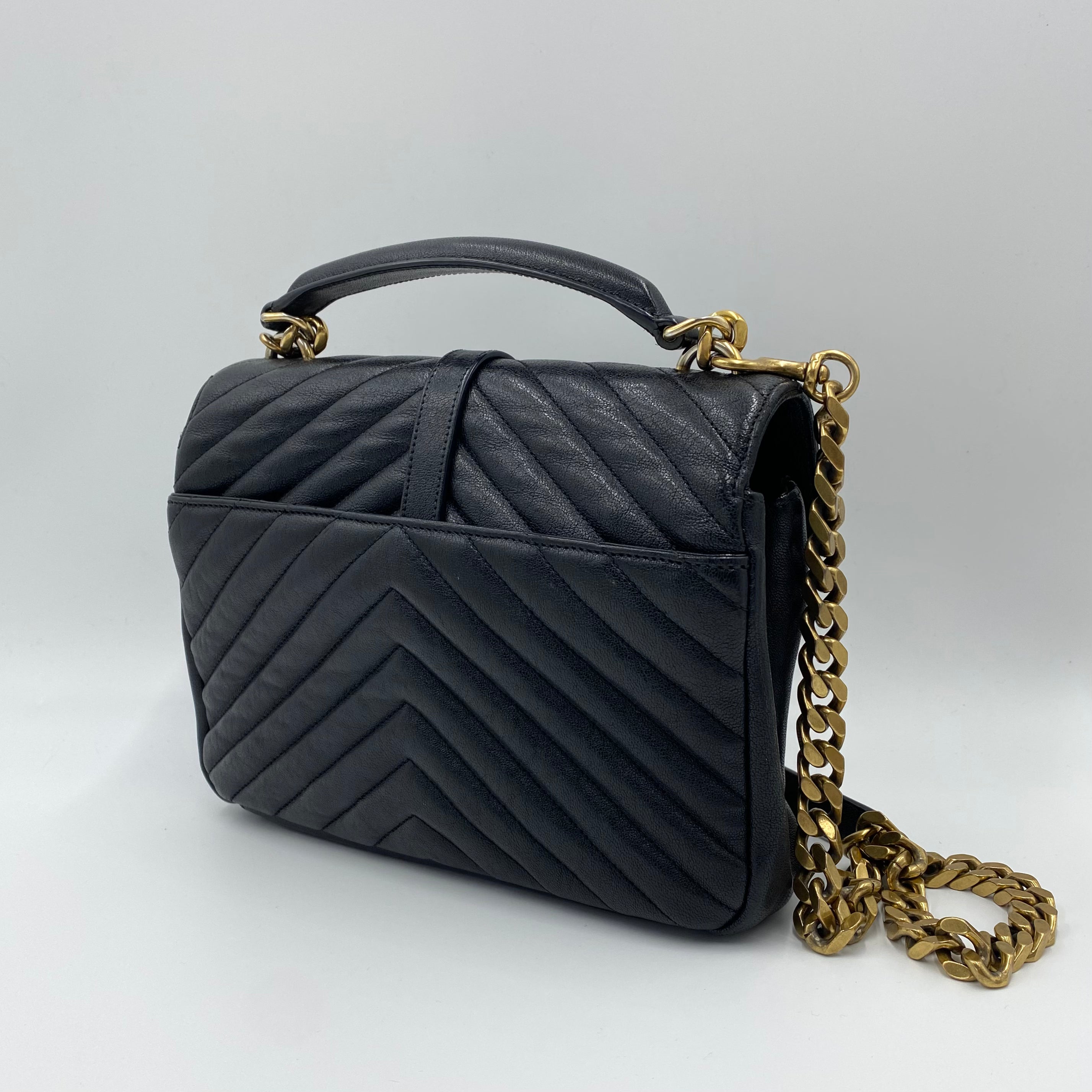 Ysl college black hardware sale