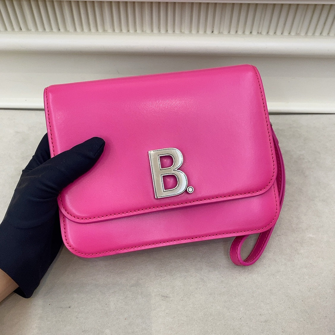 Balenciaga B Dot Bag in Pink