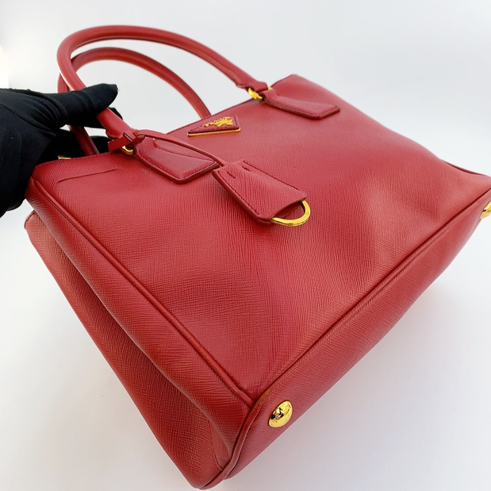 Prada Saffiano Red Galleria