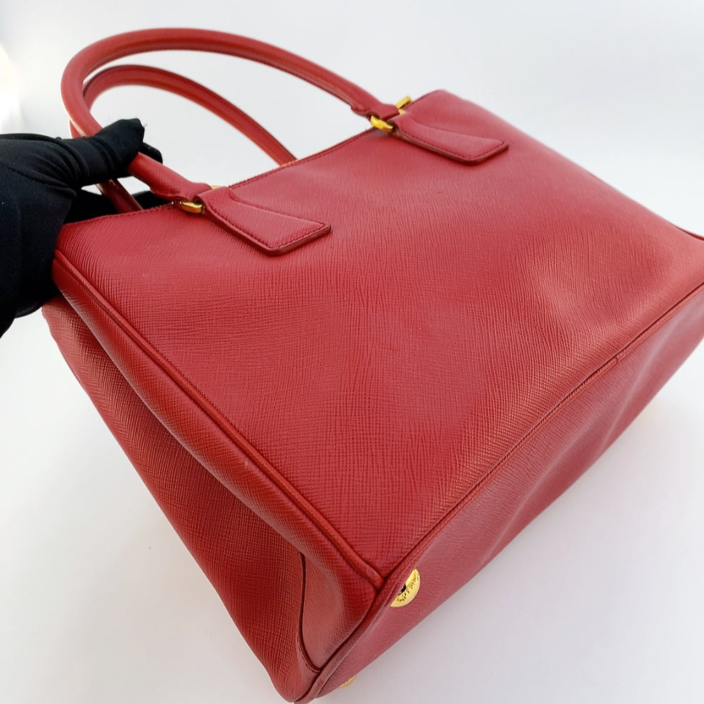 Prada Saffiano Red Galleria