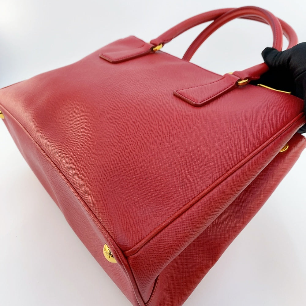 Prada Saffiano Red Galleria