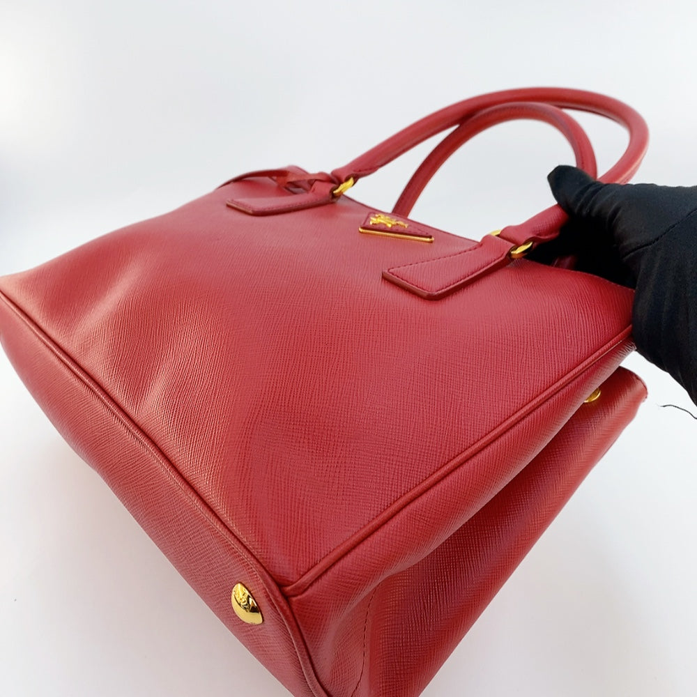 Prada Saffiano Red Galleria