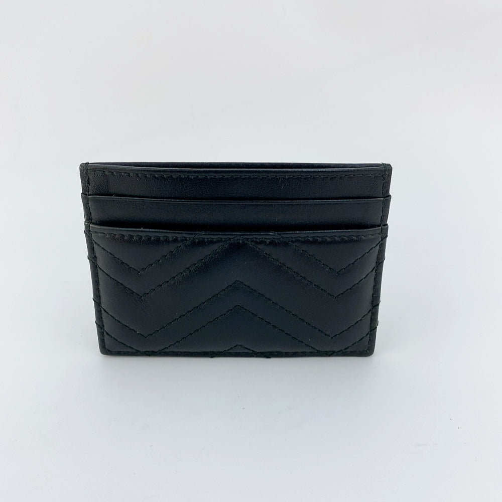 Gucci Marmont Card Holder in Black