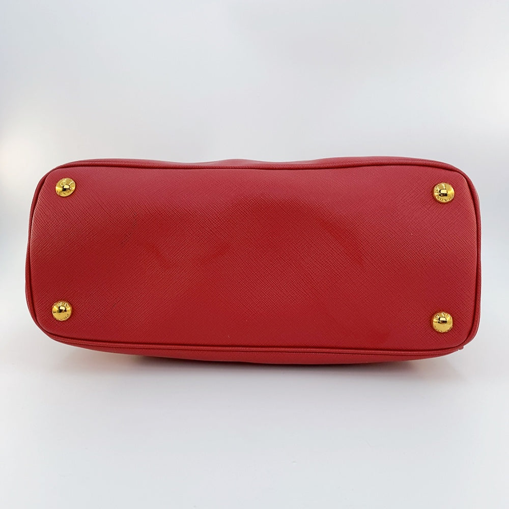 Prada Saffiano Red Galleria