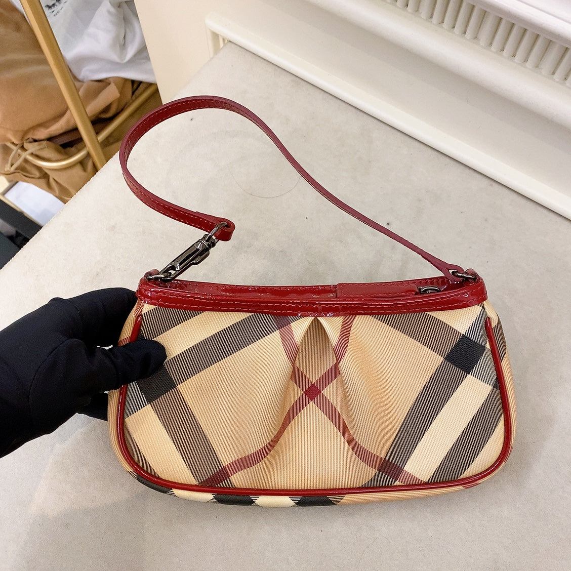 Burberry Super Nova Check Aston Small Shoulder bag