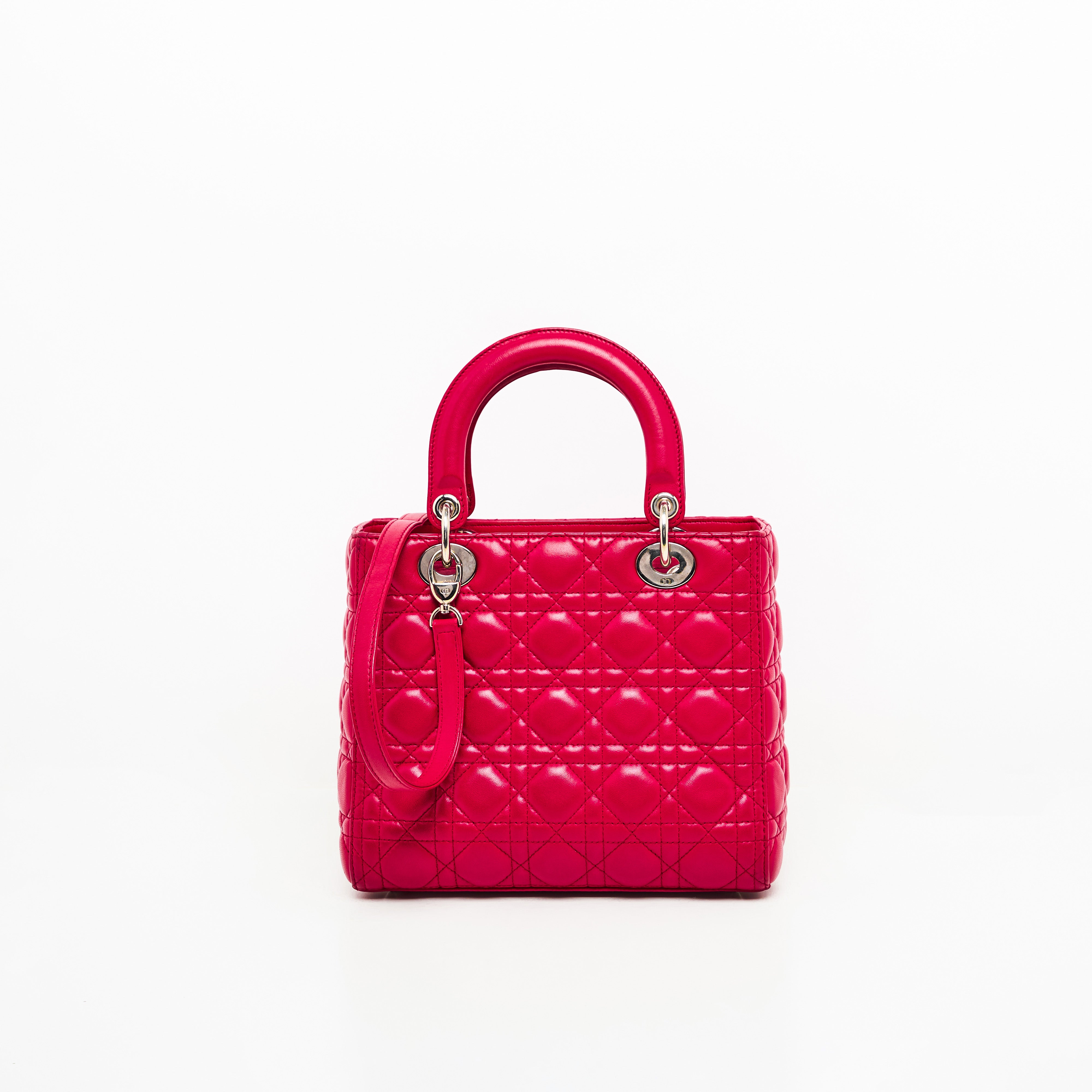 DIOR LADY MEDIUM  IN RED