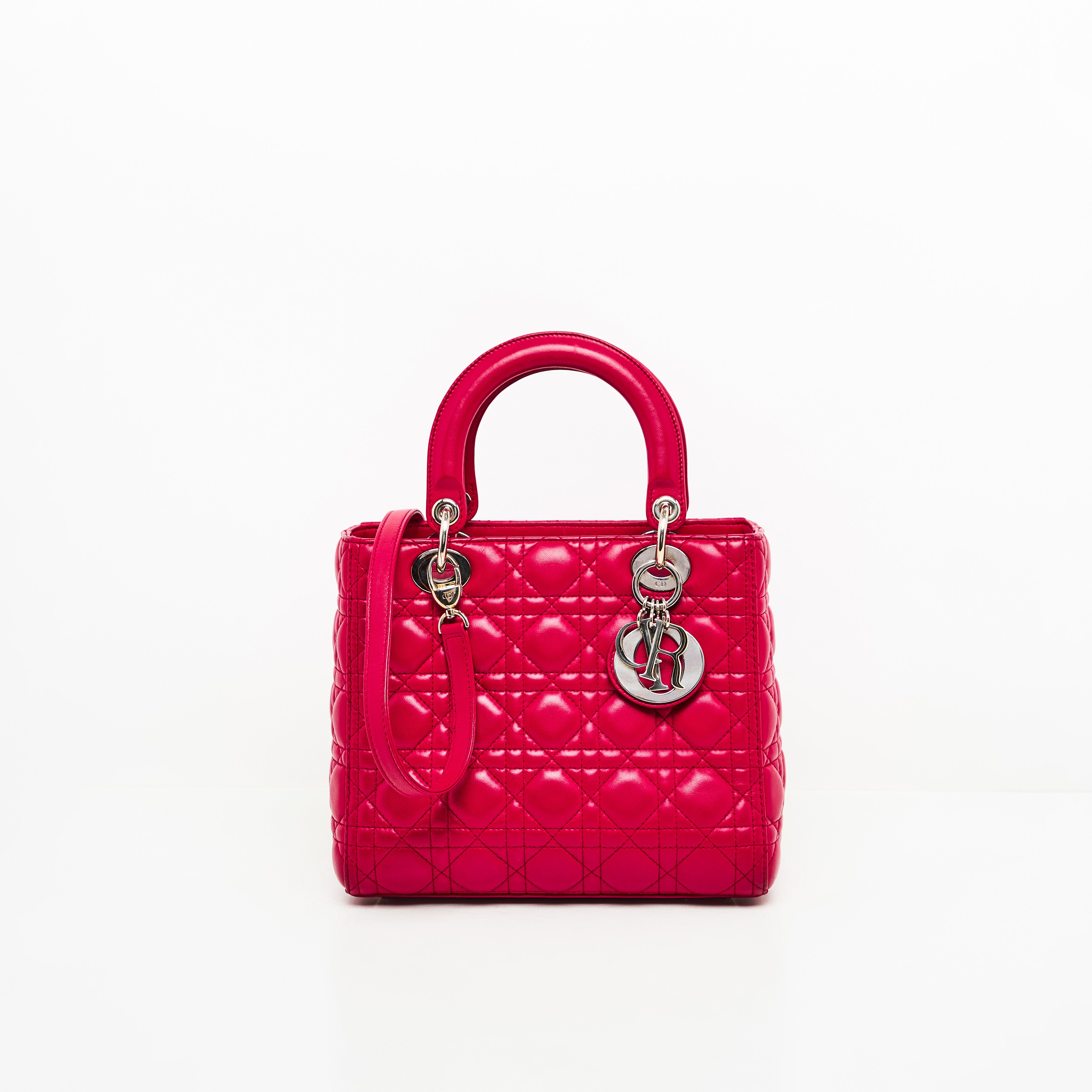 DIOR LADY MEDIUM IN RED