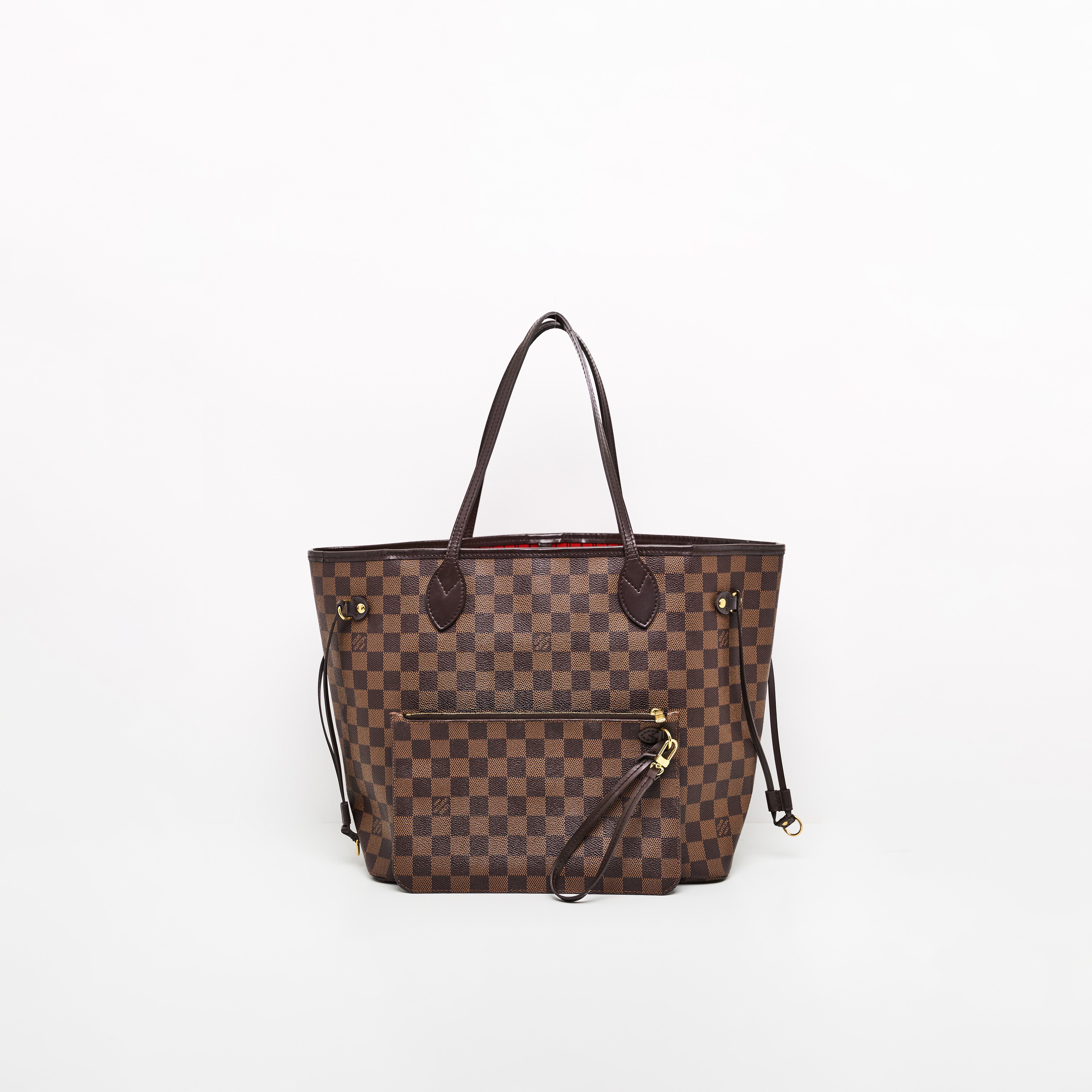 LV Damier Ebene Neverfull MM