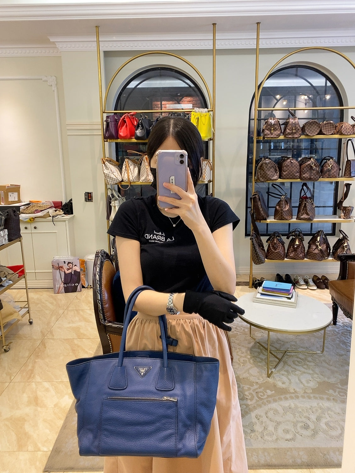 Prada Vitello Tote