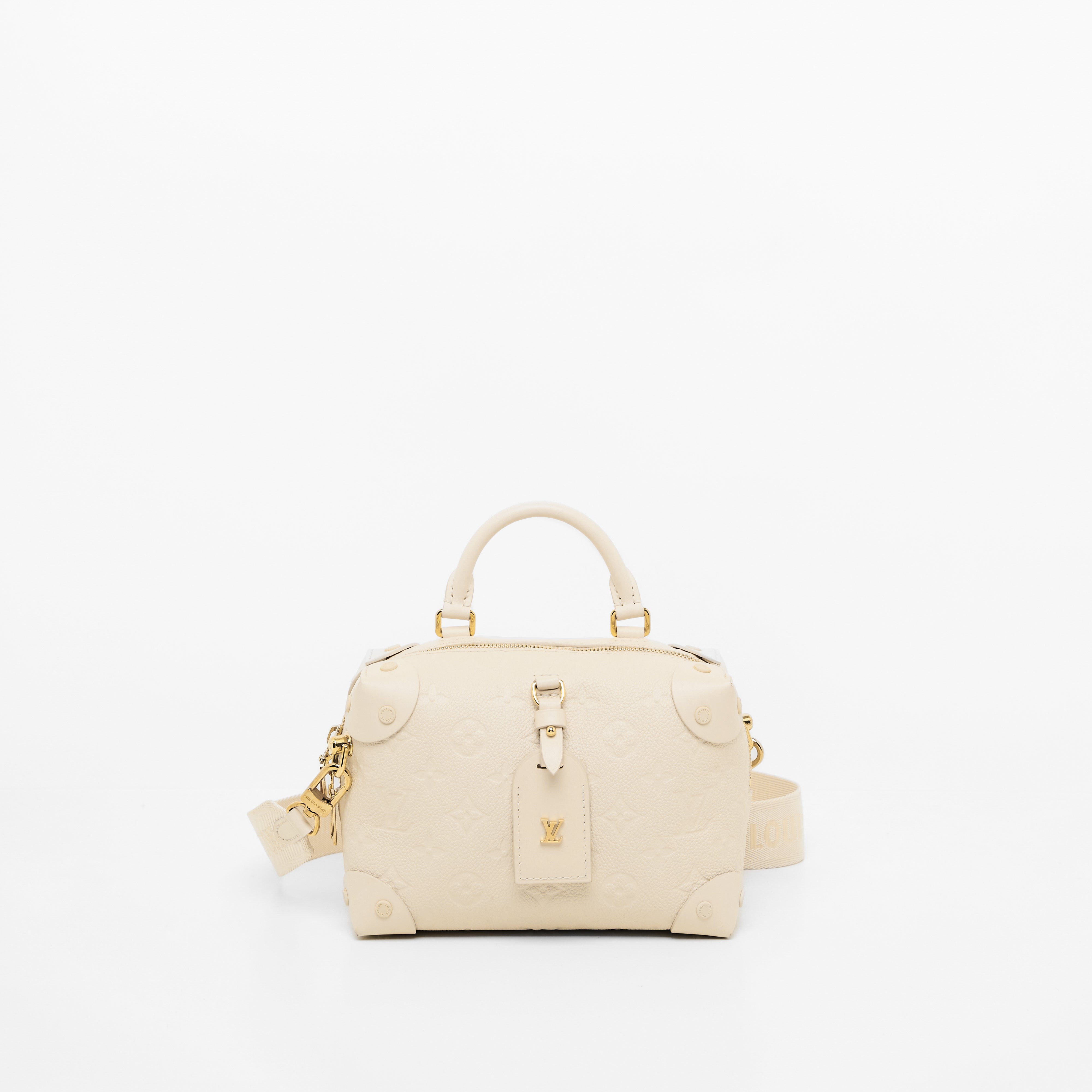 LV PETITE MALLE SOUPLE IN WHITE