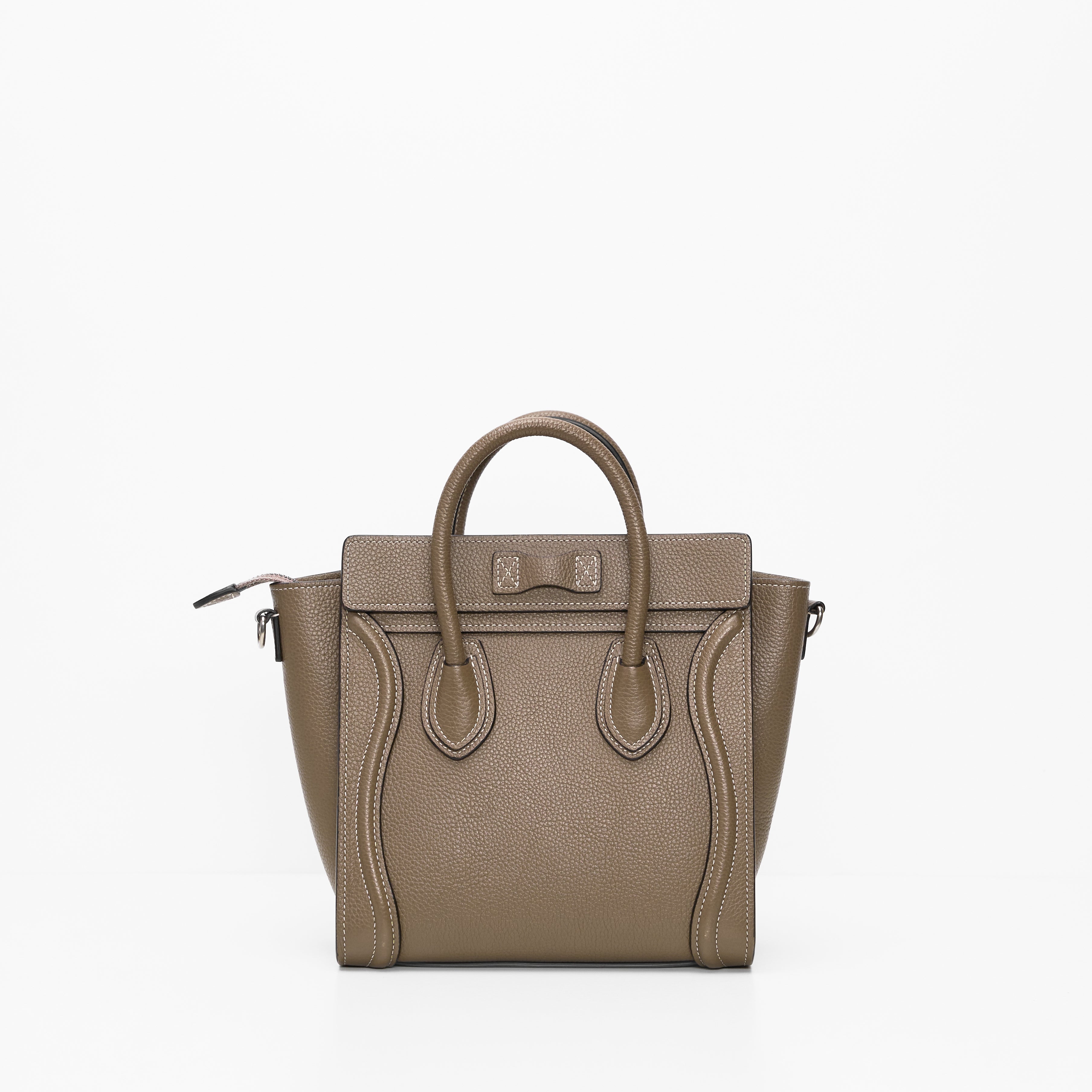 Celine Nano Luggage Bag In Drummed Calfskin