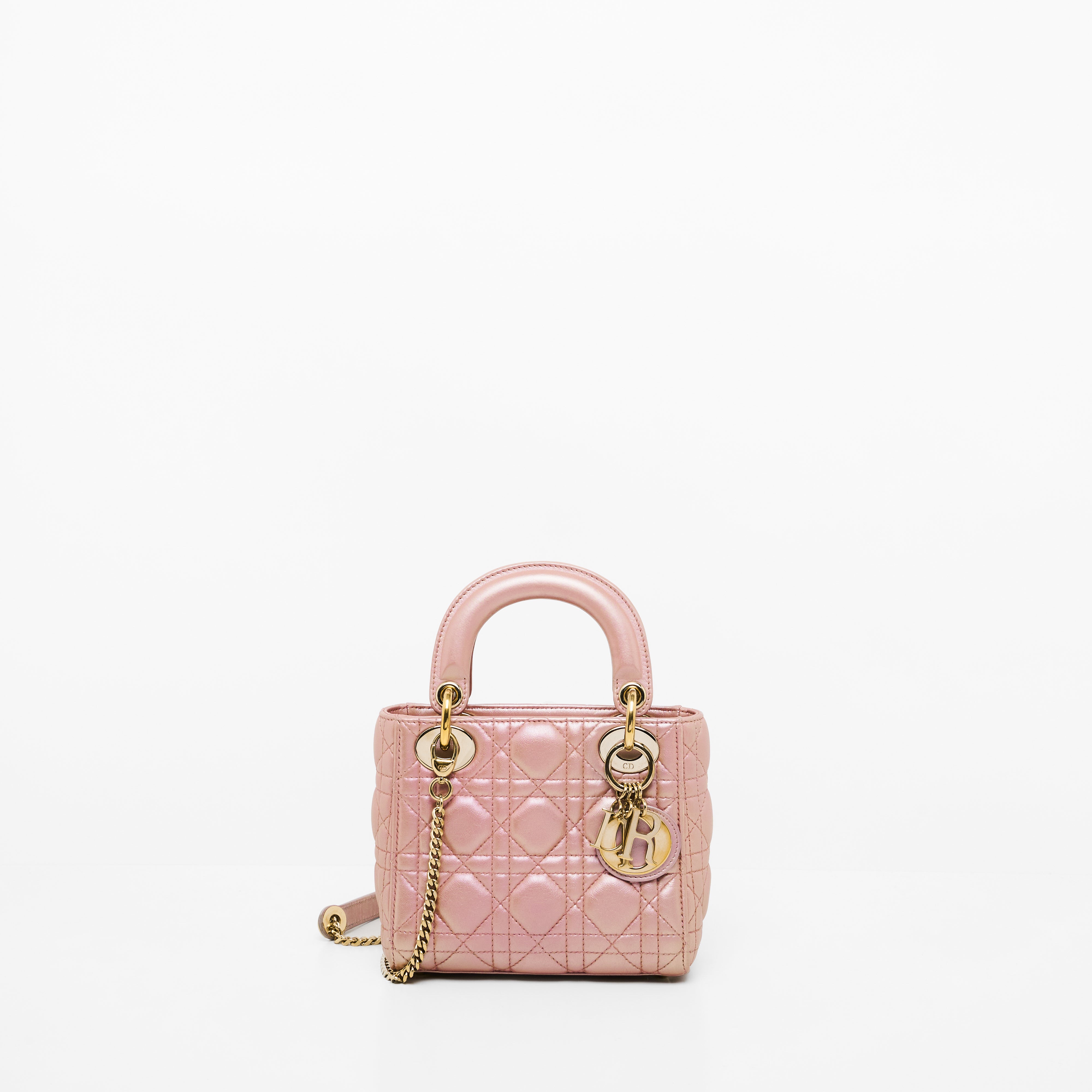 Lady Dior Mini in Peach