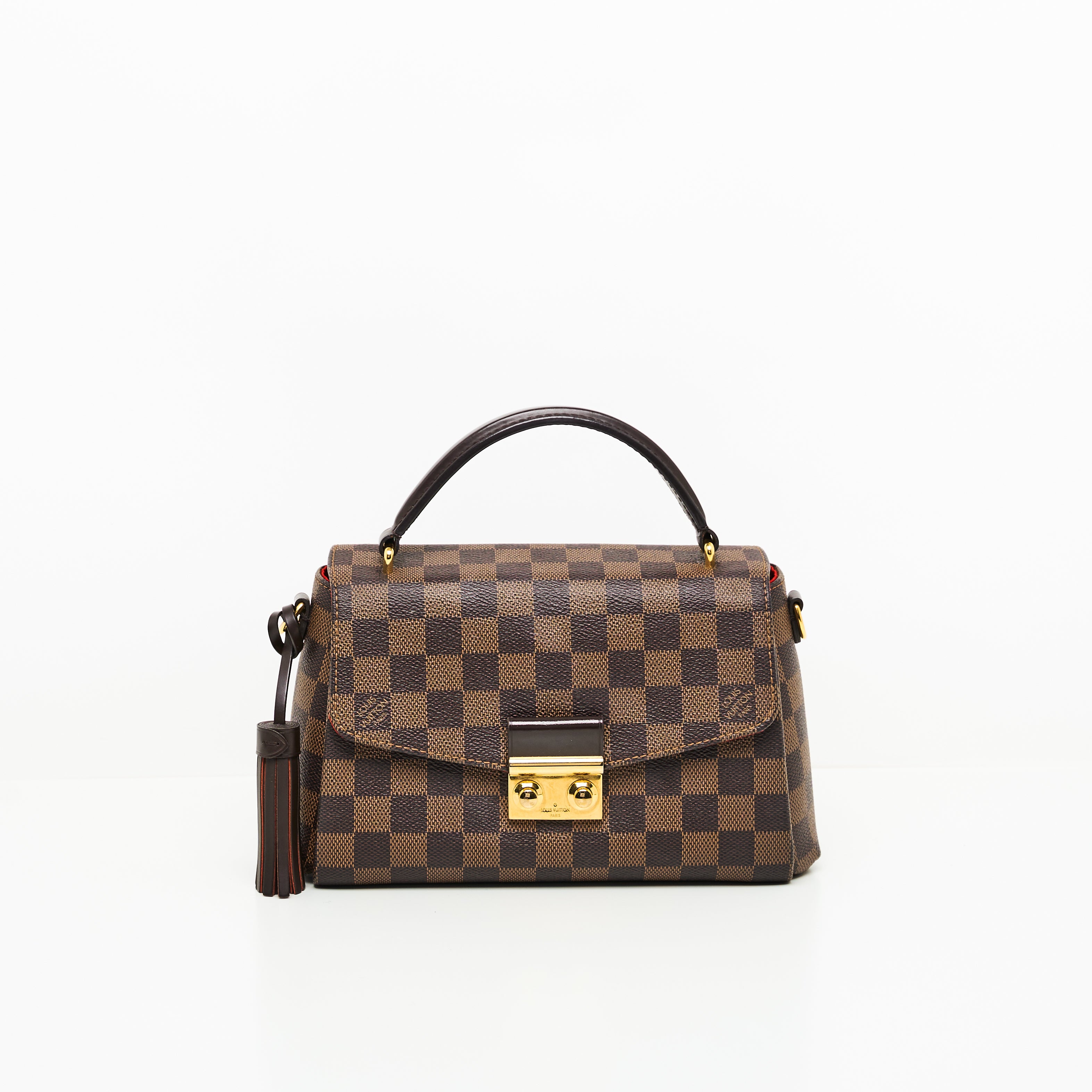 LV CROISETTE DAMIER EBENE